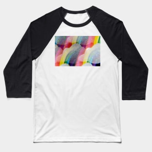 Kaleidoscopic rainbows and clouds Baseball T-Shirt